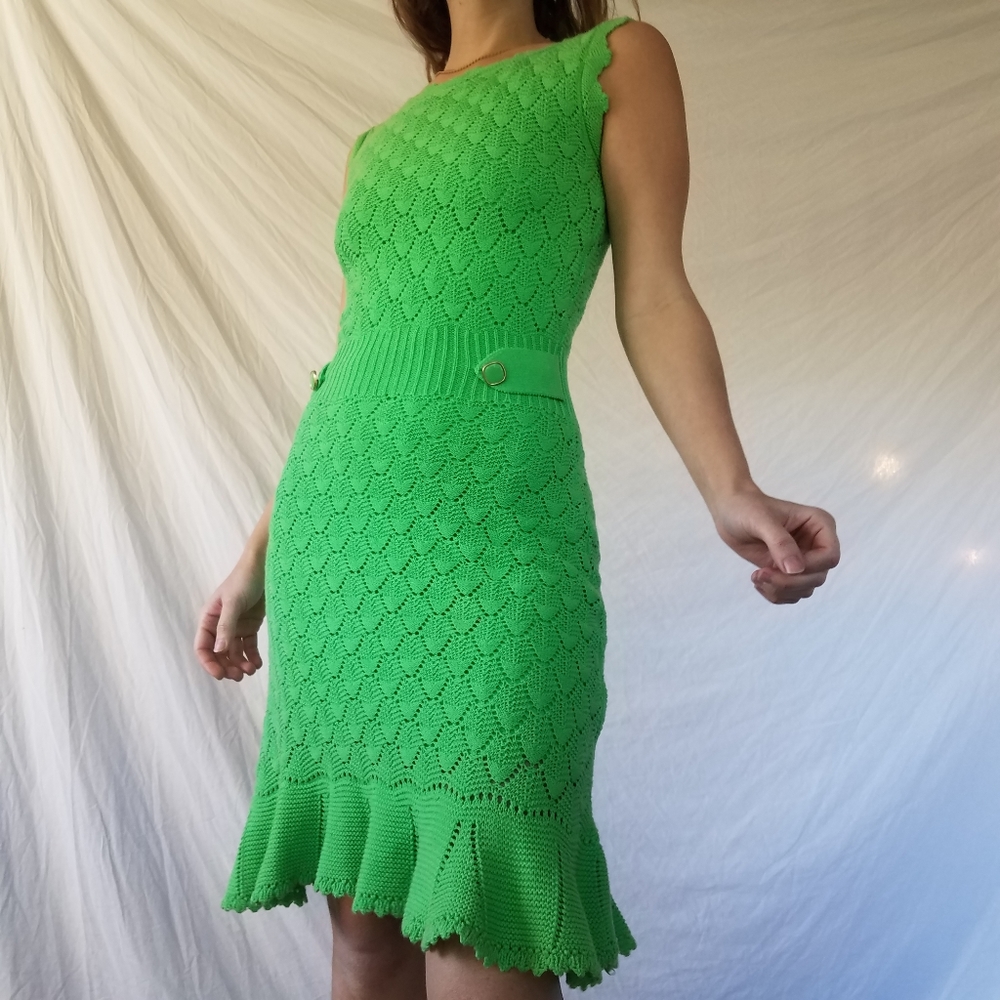 Lily Pulitzer Green Knit Dress